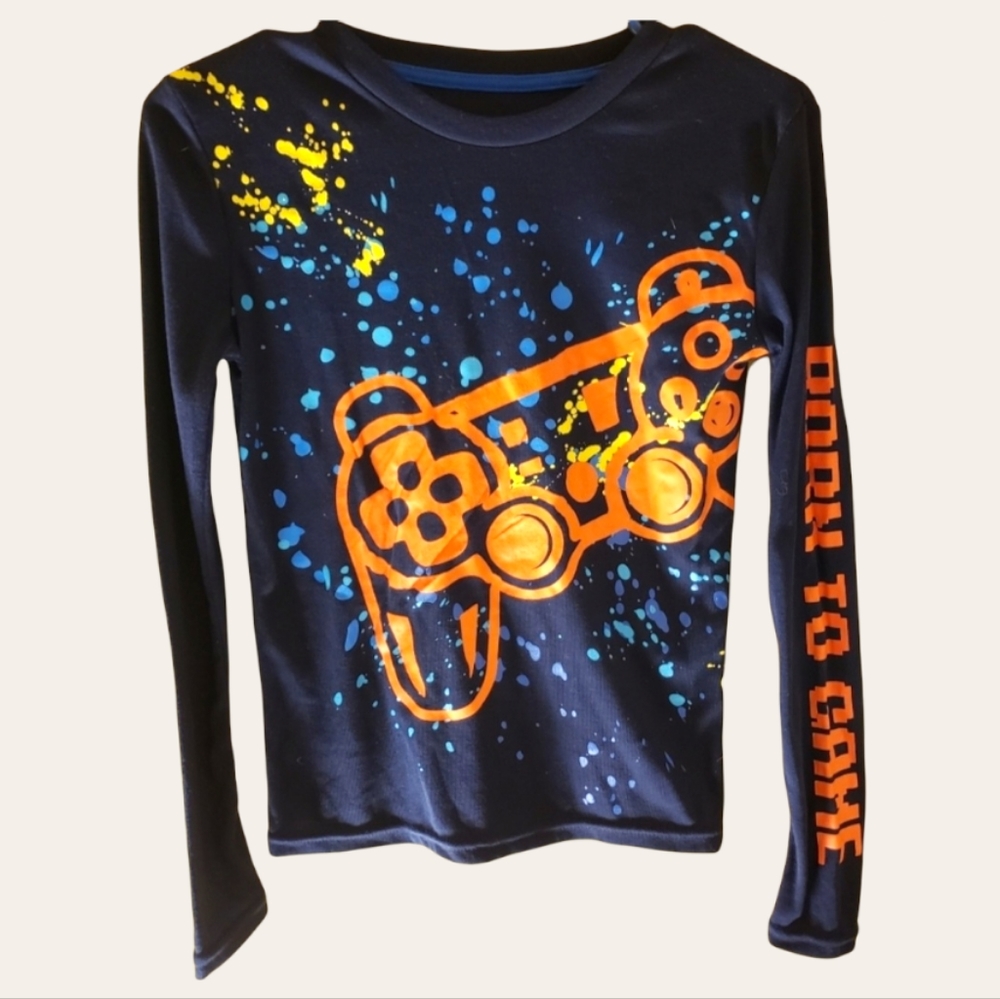 Highland Born To Game Long Sleeve T Shirt Jersey  Sz 24